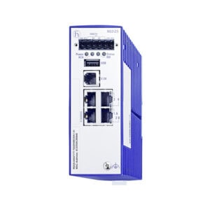 Compact industrial automation relay module with Ethernet and USB connectivity for reliable control systems.