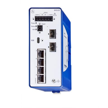 High-precision Recab industrial controller with multiple Ethernet ports, designed for automation and data acquisition systems in manufacturing environments.