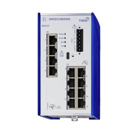 High-speed industrial relay module with Ethernet connectivity, ideal for automation and control systems, featuring multiple I/O ports for seamless integration.