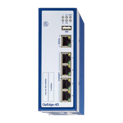 Compact industrial Ethernet switch from Recab with multiple ports for reliable network connectivity.