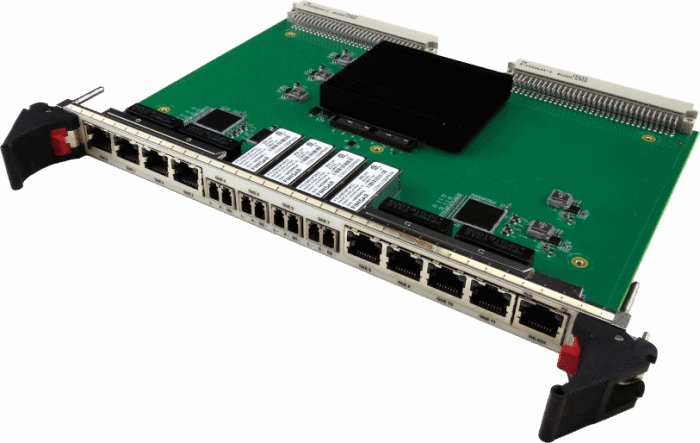 2. High-performance Recab network switch with multiple Ethernet ports, compact design, and robust construction ideal for enterprise networking and data center applications.