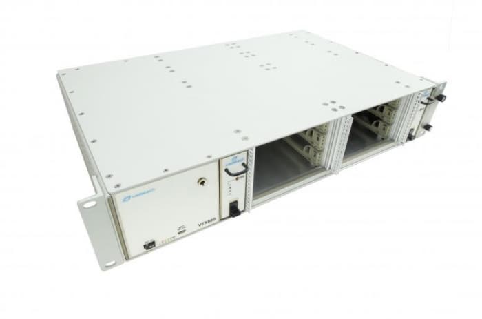Rack-mounted recab data server enclosure for efficient IT infrastructure management and hardware protection.
