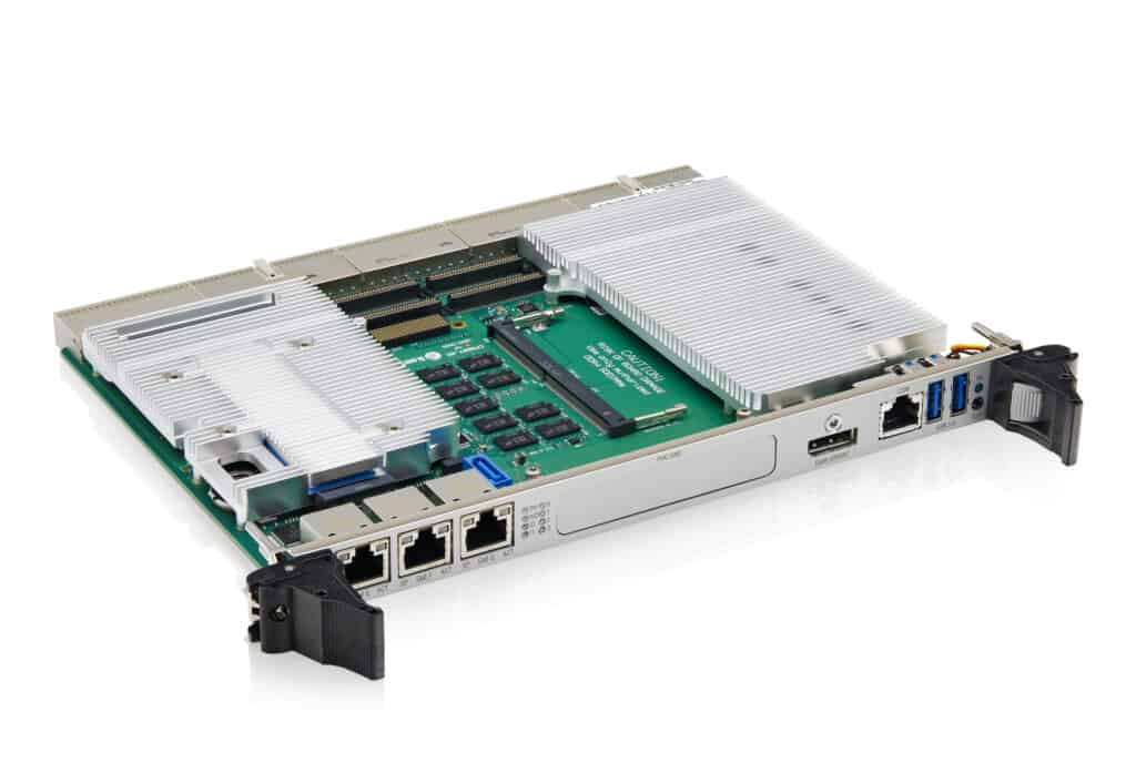 High-performance Recab server motherboard with CPU heat sinks and multiple connectivity ports, ideal for enterprise data centers and network infrastructure.
