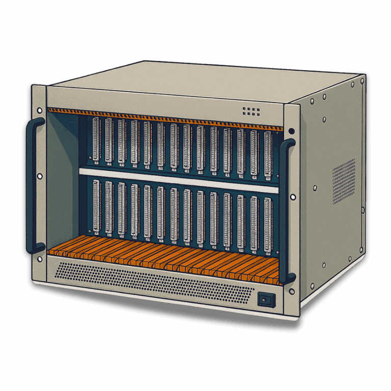 High-tech data storage server for efficient IT infrastructure management and data security.