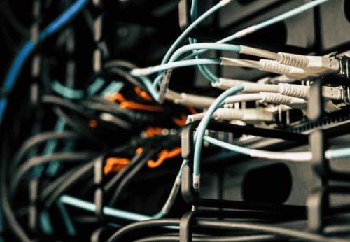 Electronic-Cables-Connected-to-System-