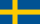 Swedish flag with blue background and yellow cross, symbolizing Sweden's national identity and heritage.